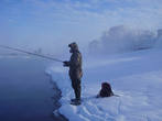 Зимняя рыбалка на финском заливе радикально 